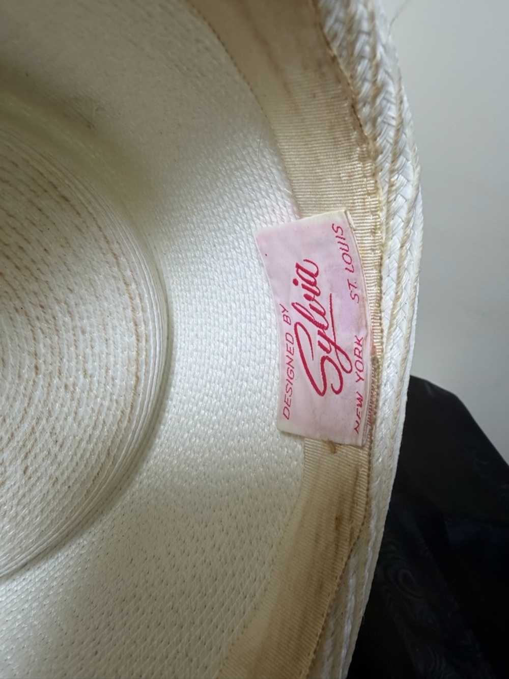 Ivory Rhinestone-Trim Women's Cloche Hat - Picture 4 of 7